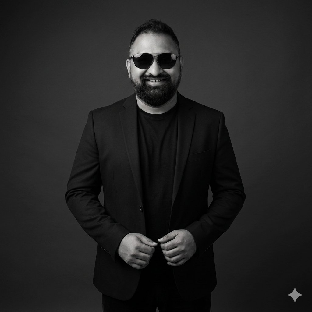 Portrait of Aju Abraham Thomas, founder of elv8 and QQ Advisory